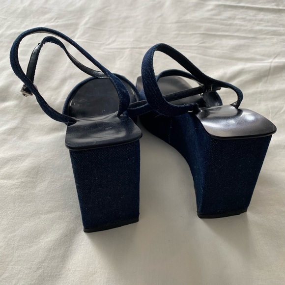 Vintage denim sandals - Picture 3 of 6